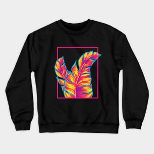 Tropical Leaves Crewneck Sweatshirt